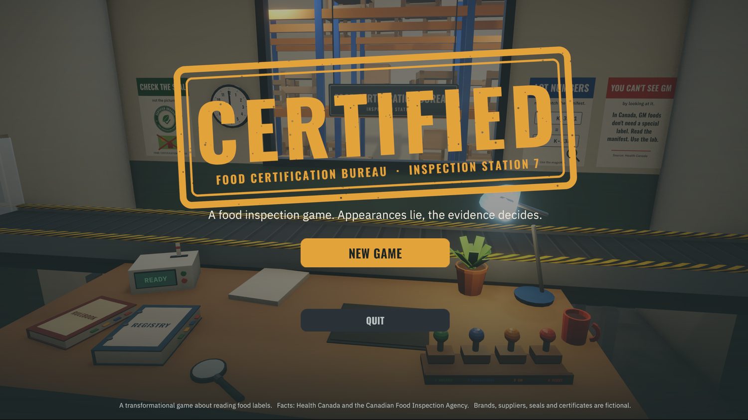 Title screen
