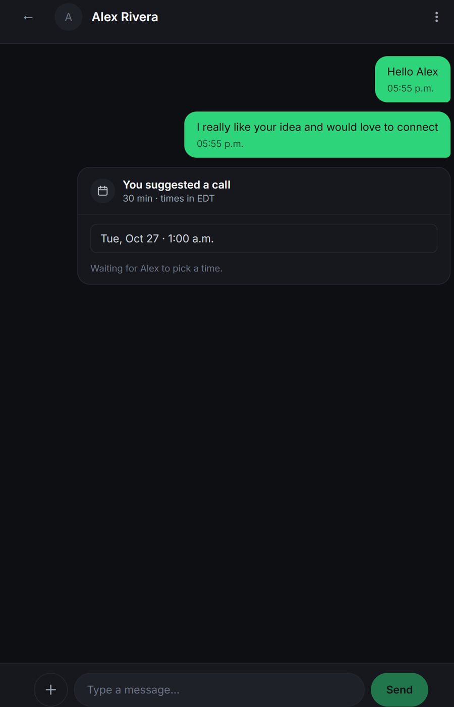 Call suggestion