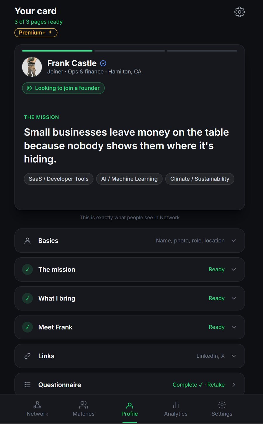 Your card editor
