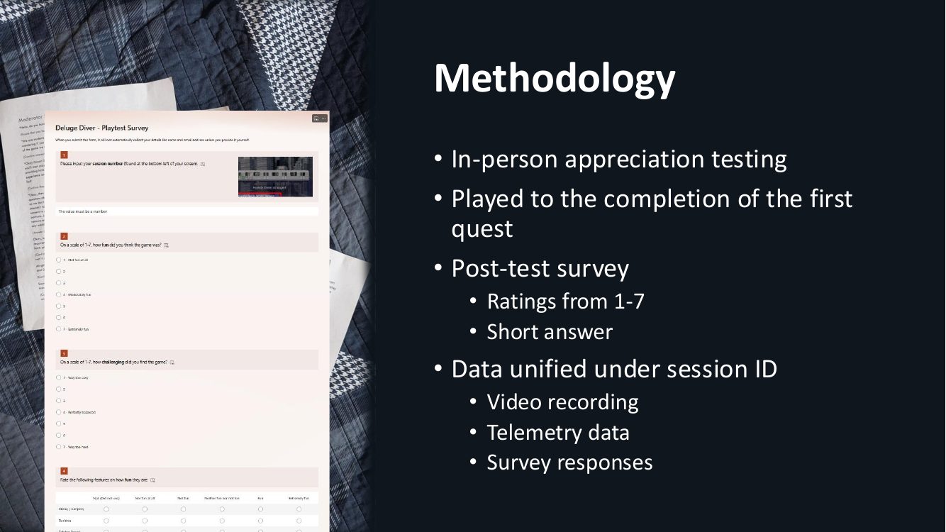 Playtest report, slide 5 of 14